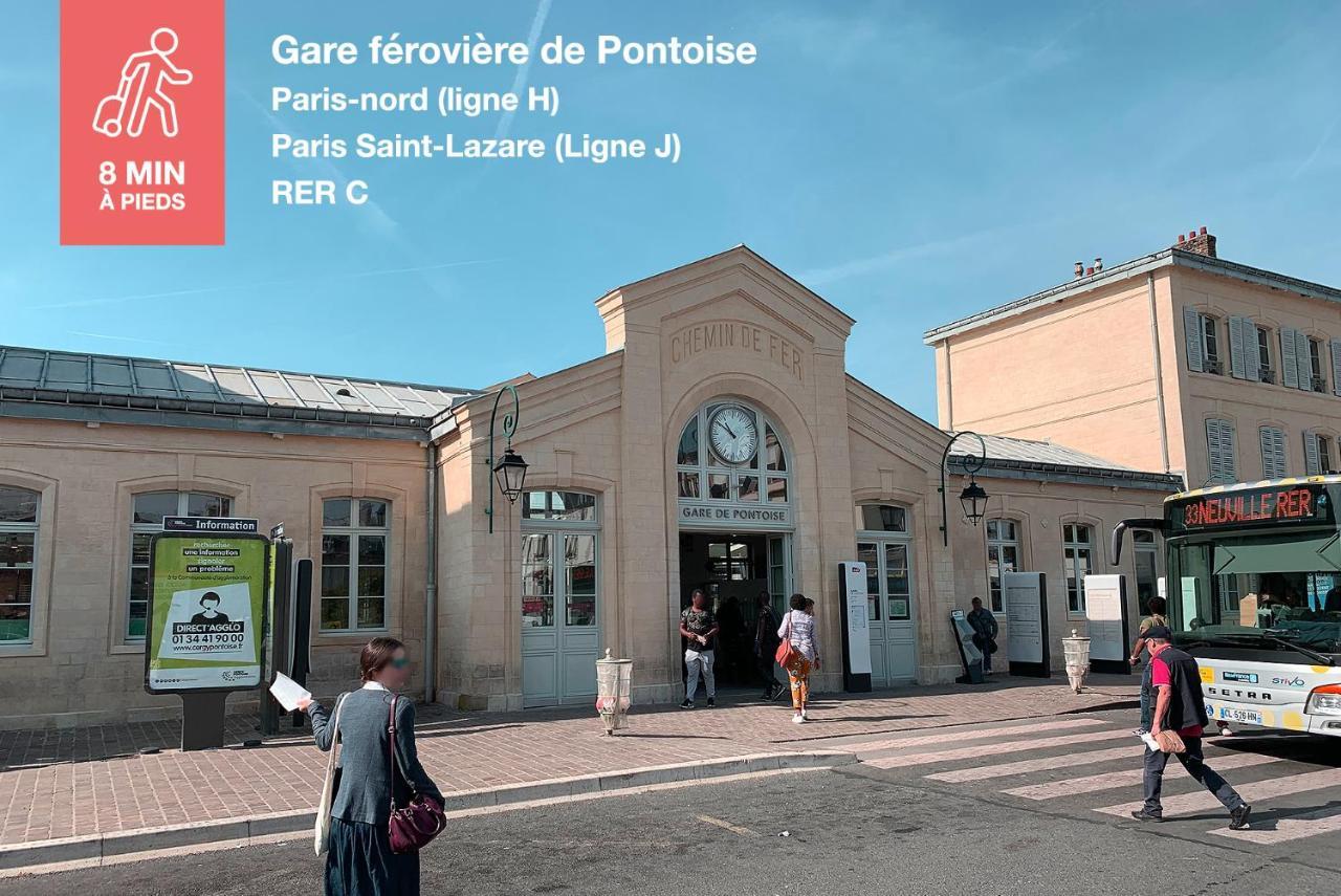 Apartament Studio Cosy En Plein Coeur Historique De Pontoise Zewnętrze zdjęcie